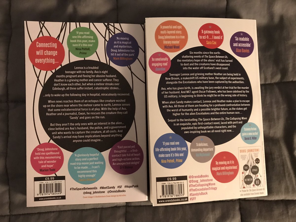 armorcats's tweet photo. 2:15AM and I just finished #TheCollapsingWave by @doug_johnstone, the second book in #TheEnceladonTrilogy and YES, #SandyIsBack! 🐙

I could not love these two books more. Fifty stars! Just brilliant.

And thank you, @OrendaBooks, for bringing Sandy to us all!😘

#CatChatBookClub https://t.co/EIpid179O7
