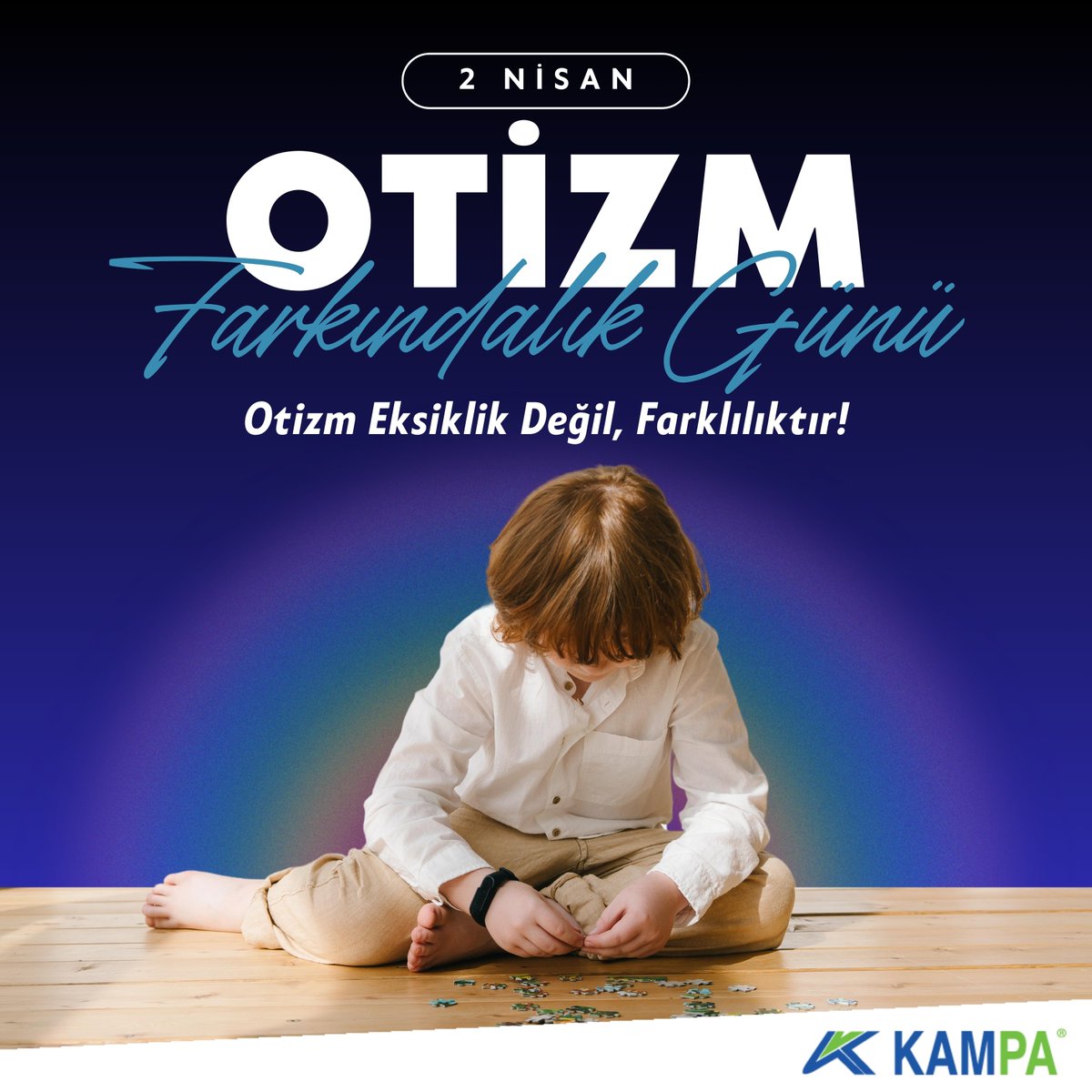 Otizm bir eksiklik değil, farklılıktır. Bizler farklılıklarımızla bir aradayız. #2nisanotizmfarkındalıkgünü #kampaticaret