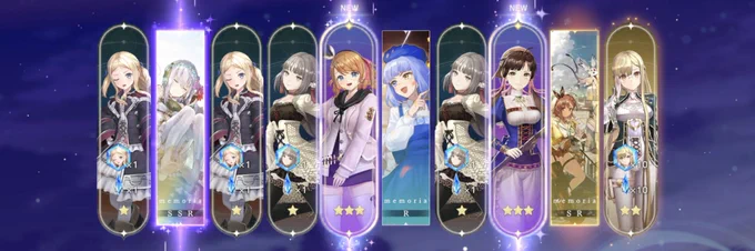 ウィルベルちゃん欲しかったから嬉しいし、風アタッカーはフィリスちゃんが1人で頑張ってたからありがたいし、打はアタッカー火力足りなくて困ってたし、雷ブレイカーはロジーさんしかいなかったから満遍なく助かった(ただこれから育成…) 