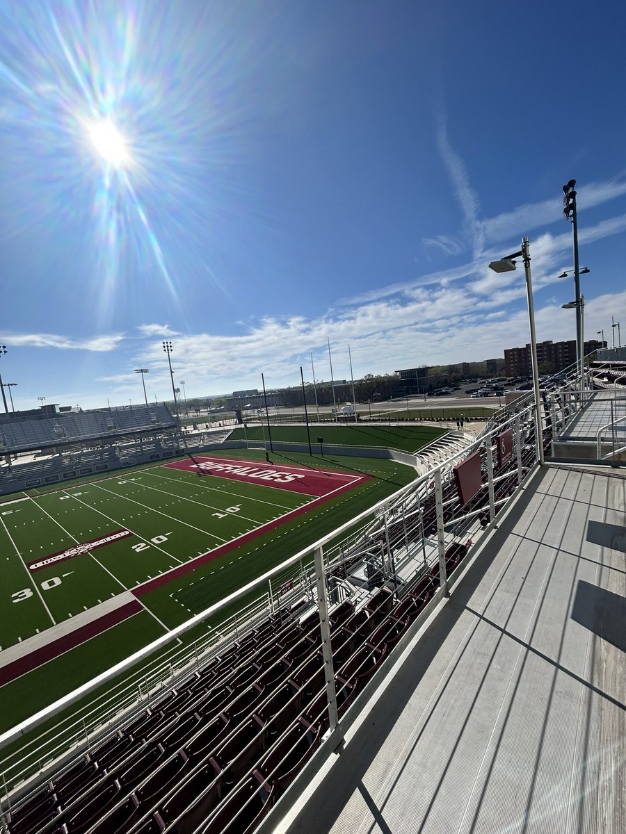 Had a great time at @WTAMUFootball spring game thank you for the invite @BrianMVaughn !!