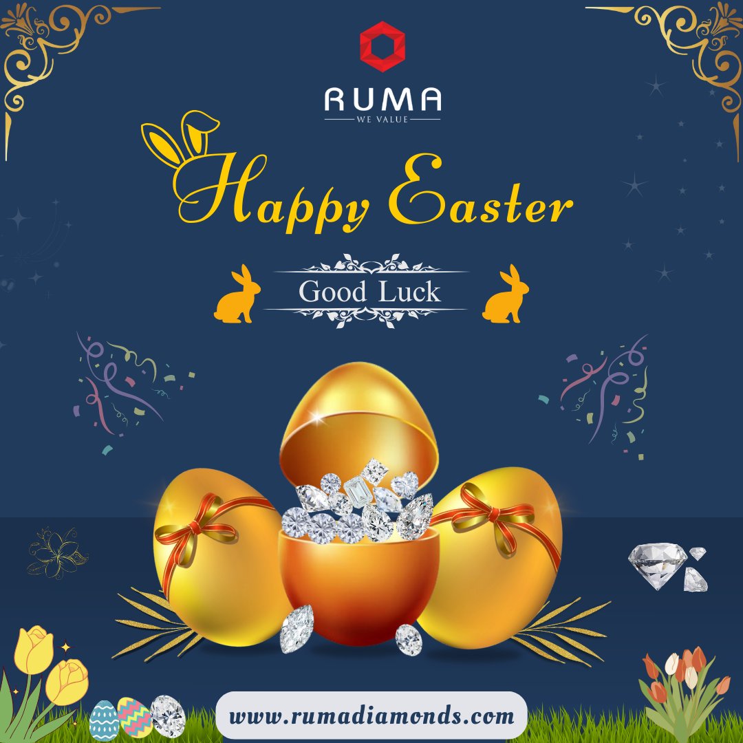 Ruma_Diamonds's tweet photo. Happy Easter https://t.co/gCicRaByp7