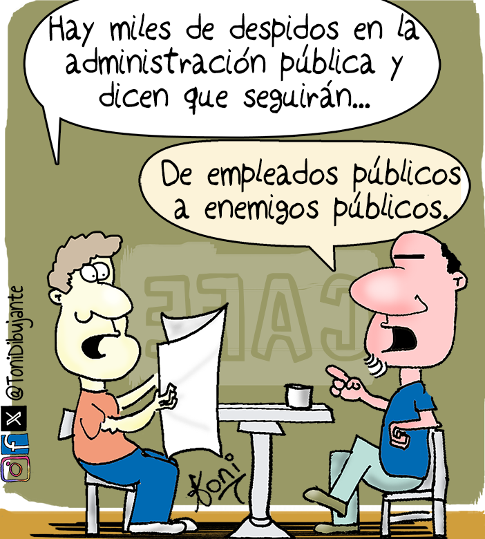 ToniDibujante's tweet photo. Público #narigones #adminsitracionpublica #apn #estatales #despedidos #contratados https://t.co/OKy2SEjmIX