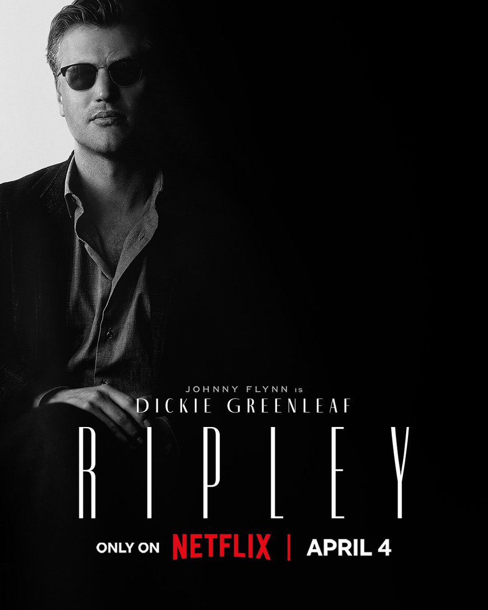 Vejam Novos pôsteres de personagens de ‘RIPLEY’, estrelado por Andrew Scott, Johnny Flynn.

Estreia nesta quinta-feira na Netflix.

#Ripley #Netflix #AndrewScott #JohnnyFlynn
