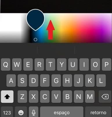 pensebruno's tweet photo. @cabelodecuia Ficou um azul meio: 

"Testando a função de cores do Instagram" https://t.co/Kx8kMQr2R0