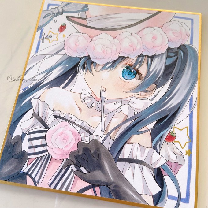 駒鳥シエル描いてみました⸜ ෆ ⸝ #黒執事 
