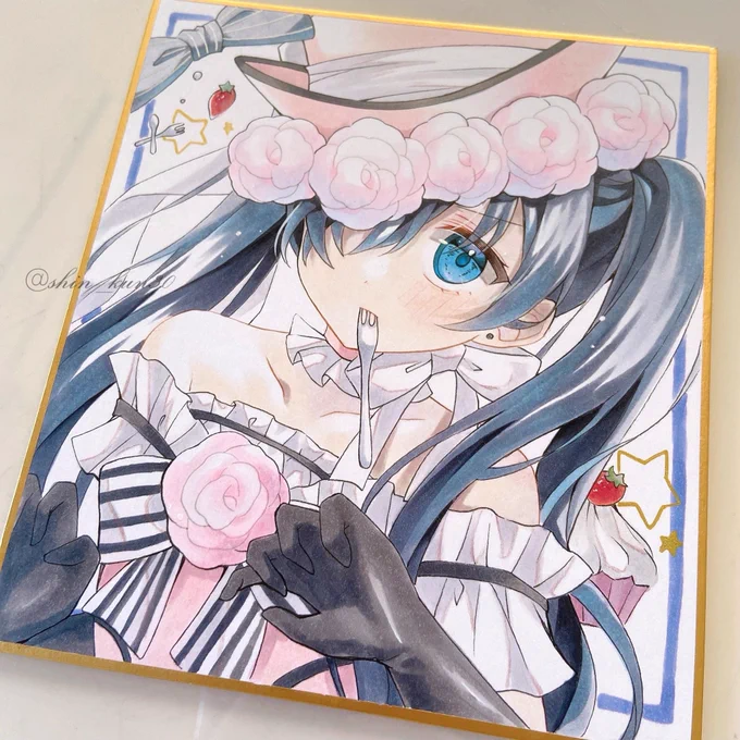 駒鳥シエル描いてみました⸜ ෆ ⸝ #黒執事 