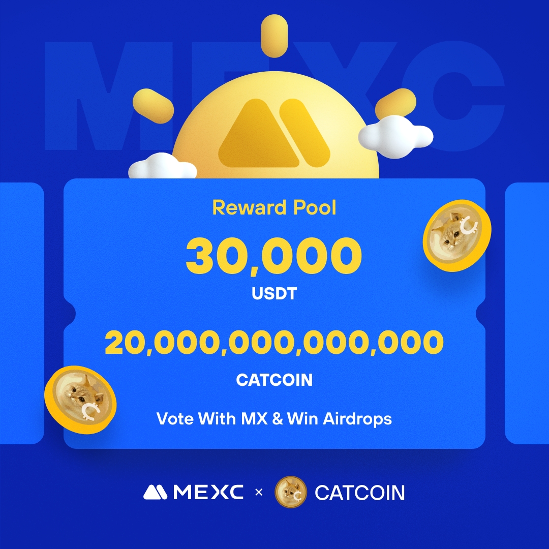 .<a href="/catcoin/">CatCoin</a>, a cat theme token that focuses on community decentralisation and adoption, is coming to #MEXCKickstarter 🚀

🗳Vote with $MX to share massive airdrops
📈 #CATCOIN/USDT Trading: 2024-04-03 06:00 (UTC)

Details: mexc.com/support/articl…