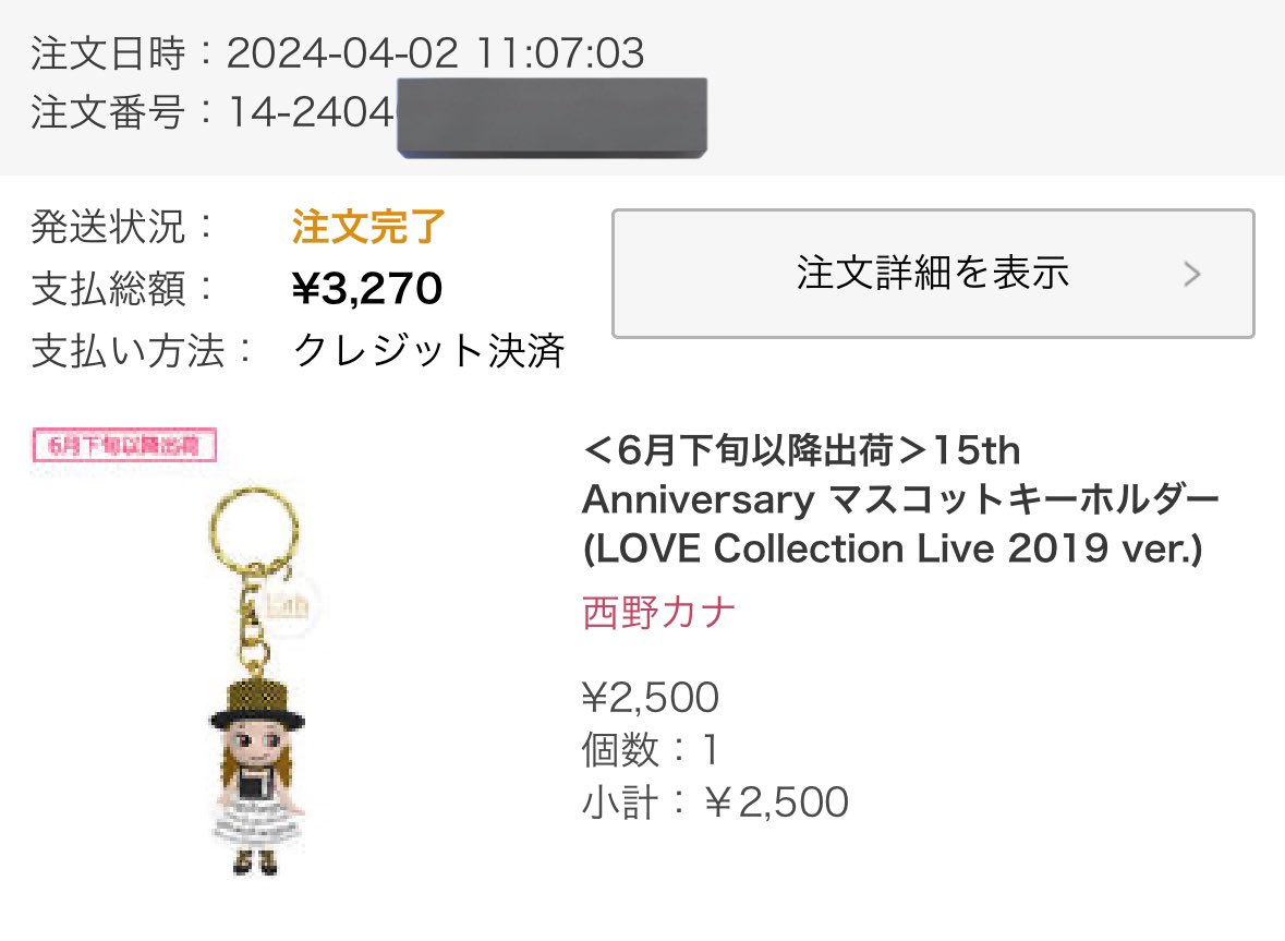 西野カナ15周年ベスト発売記念グッズ