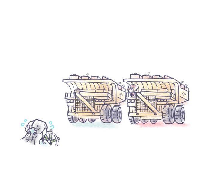 「シンプルな背景 トラック」のTwitter画像/イラスト(新着)