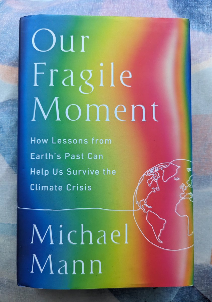 'Uncertainty is often cited by critics of climate action as if it is justification for inaction or delay. But it's just the opposite. In many cases it's not cutting in our favor but against us.' #OurFragileMoment by @MichaelEMann #ScientificUncertainty #ClimateAction #Reading 📚