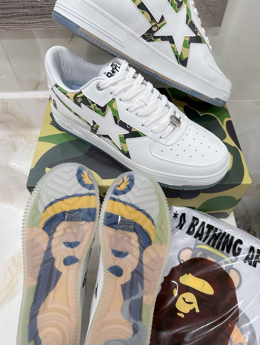Gm! Letting go of some BAYC x Bape merch, lmk if interested

- Size 13: BAYC × Варе Sta
- Size 6: BAYC × Bape Sta
- Size XL: BAYC × Bape Milo Tee

We love the apes🍌