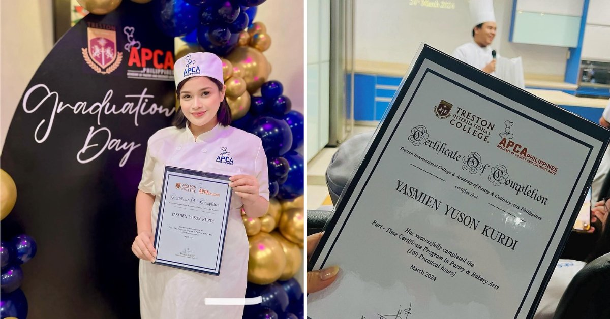 Yasmien Kurdi finishes pastry and culinary arts course while pregnant with second child bitly.ws/3hdTA