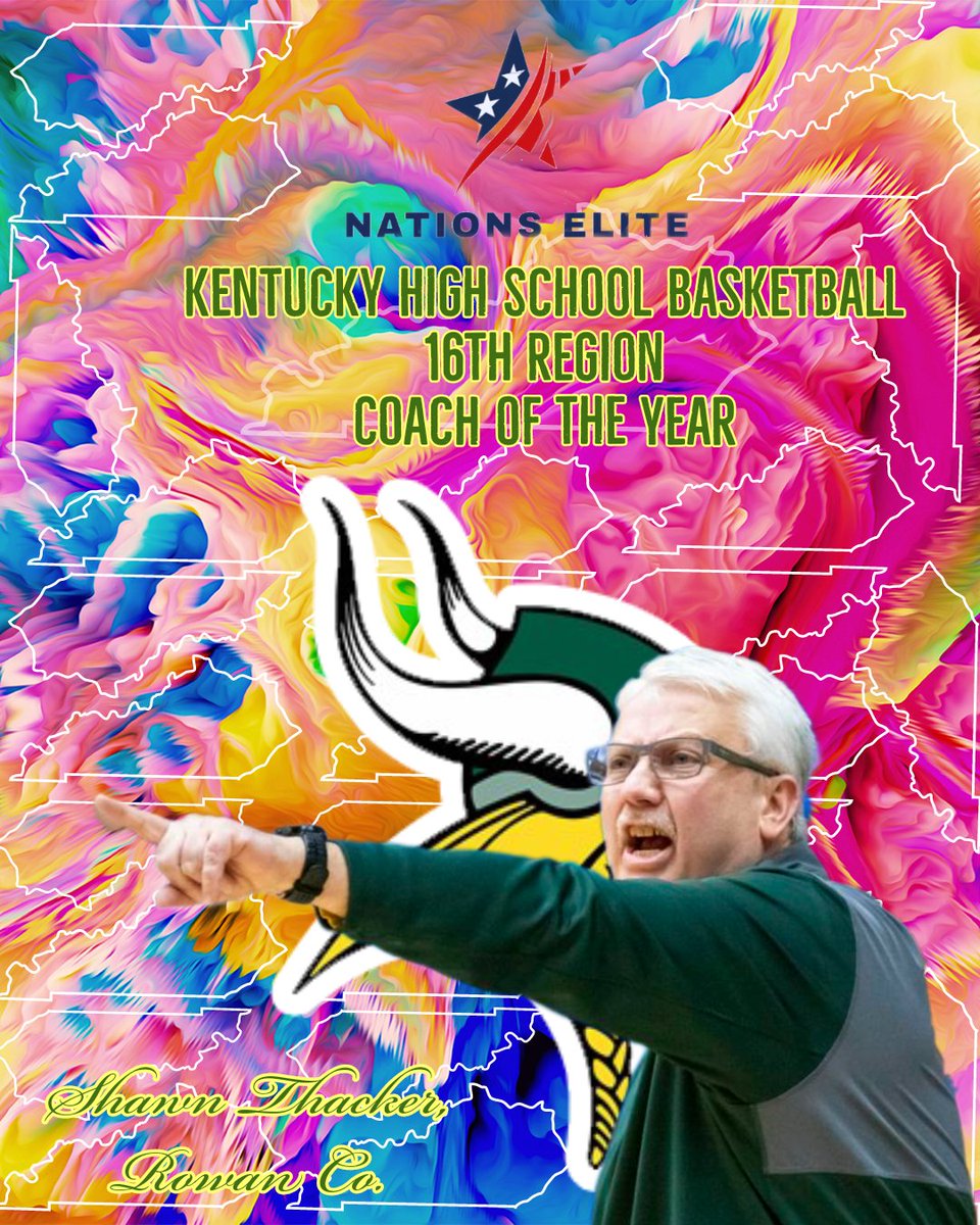 Kentucky High School Boys Basketball All 16th Region Team, Player of the Year, and Coach of the Year.
