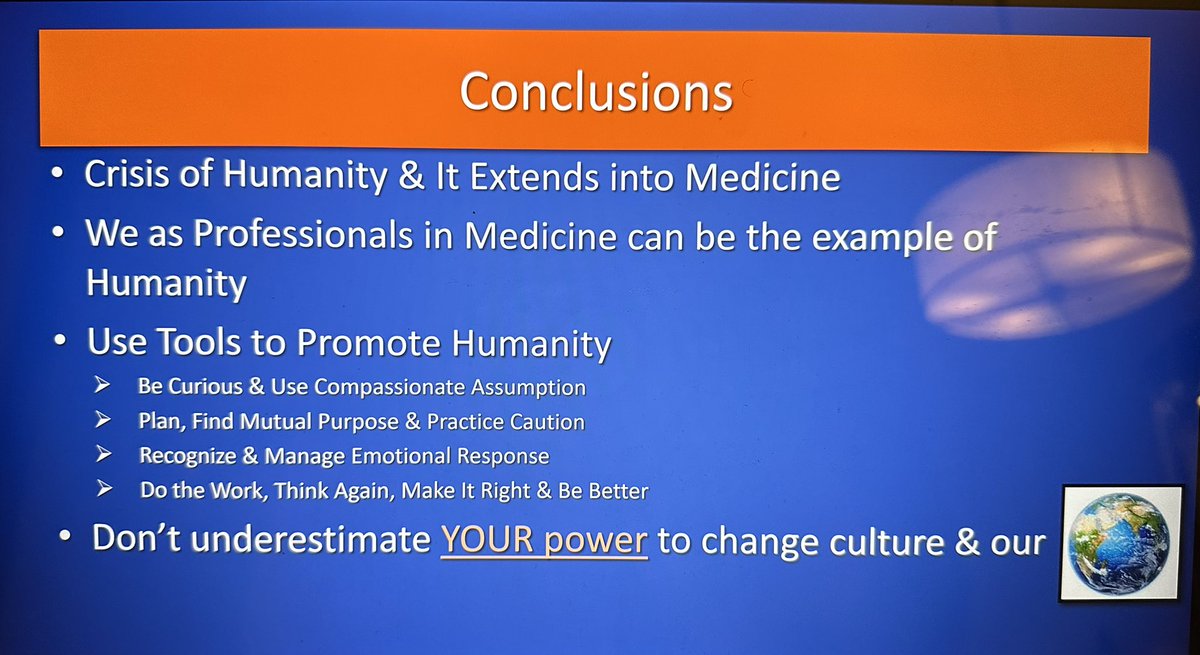 Last wk I pxed “The Crisis of Humanity” @texashealth IM GR. Not the typical, I worried how it might be received. Today I learned it’s impact- 🌟 > 170 attendees & an overwhelmingly positive response 🌟 🙌🏼 A great reminder… 👉🏼 Lean into your core mission unapologetically.…