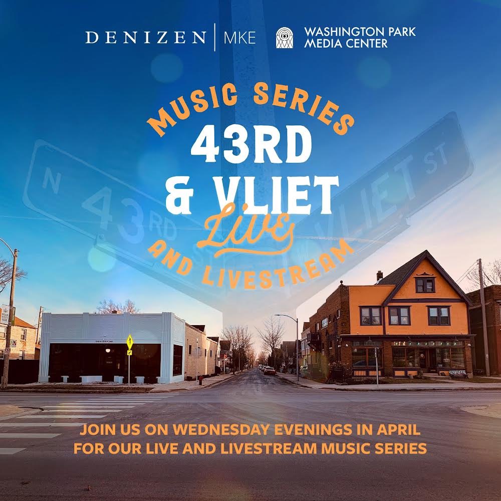 48 HOURS until Denizen MKE and Washington Park Media Center launch our new 43rd+Vliet Live+Livestream #Music Series in #Milwaukee!  Celebrate the grand openings of our businesses starting this Wednesday from 5pm-midnight. 

Blanket Fort Live tickets: washingtonparkmediacenter.com/live