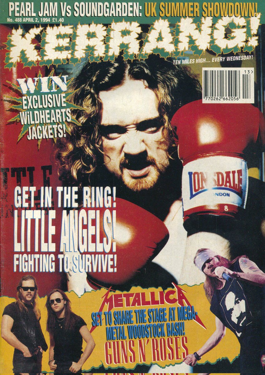 April 2, 1994 KERRANG ARTICLES: LITTLE ANGELS