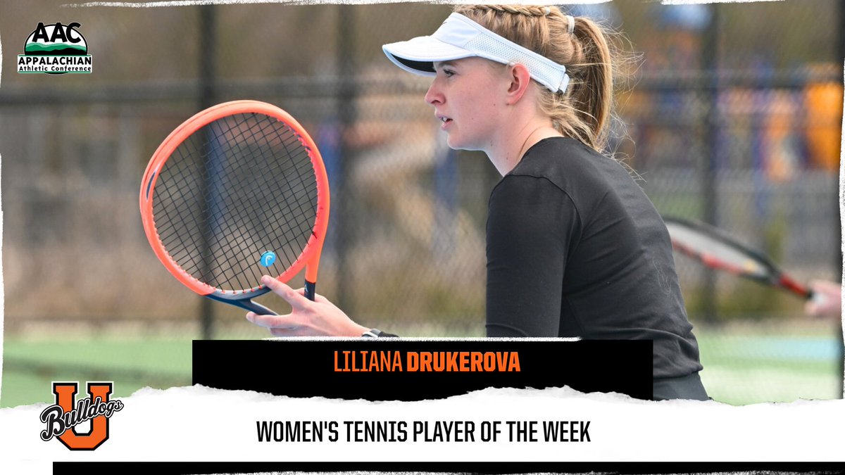 Congrats to Liliana Drukerova of @UnionBulldogs on being named the #AACWTEN Player of the Week - bit.ly/3xnxkKU

#NAIAWTennis #ProudToBeAAC