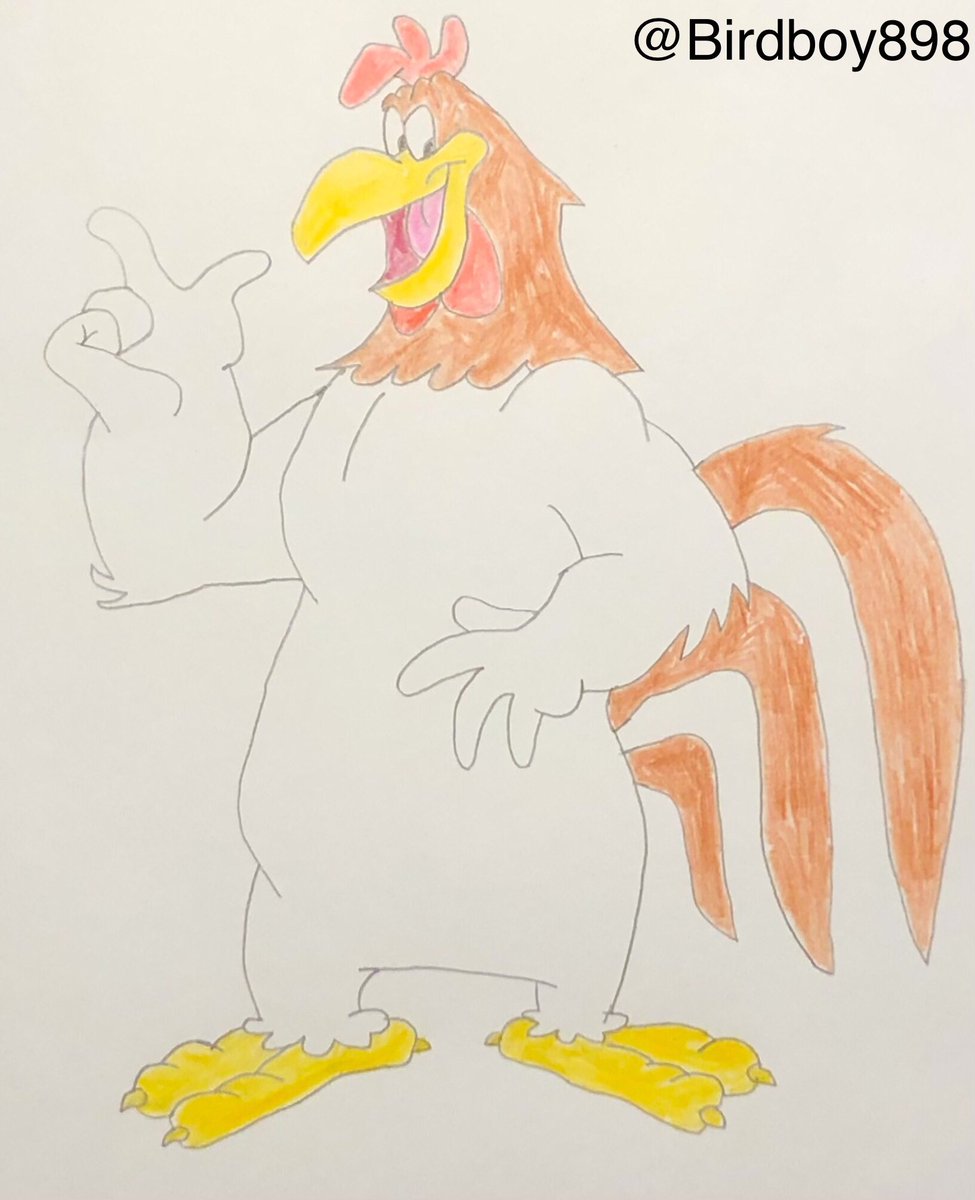 Birdboy898's tweet photo. Foghorn Leghorn drawing #39
Happy #InternationalBirdDay!
#FoghornLeghorn #LooneyTunes #drawingart #birddrawings #birdart #sketches #drawings #birdfanart #drawing #drawingsketch #cartoonbird #cartoon #art #favoritecharacter #cartoonrooster #cartoonanimal #rooster #funnyrooster https://t.co/jujUWSbDC9