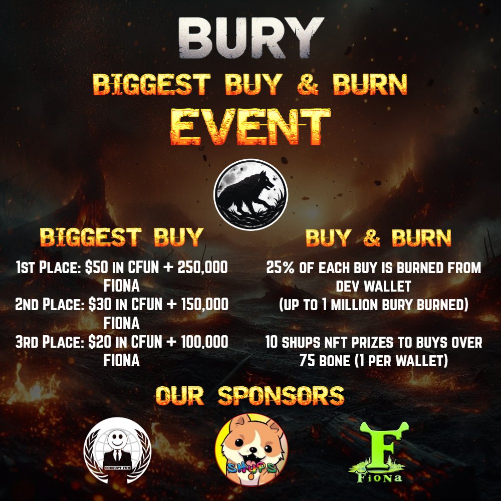 $BURY tweet media