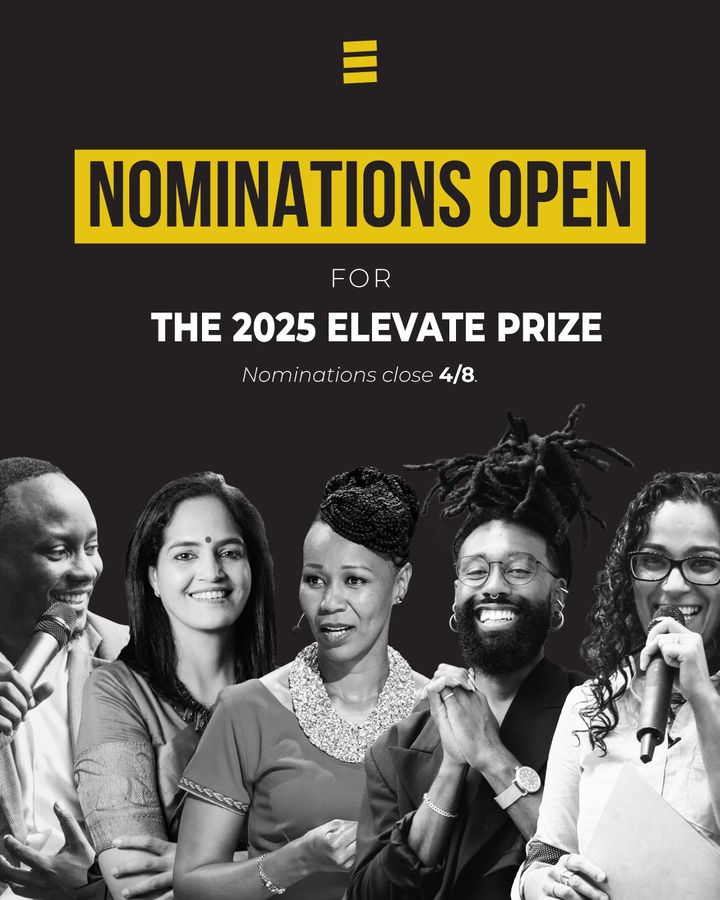 Nominations are OPEN for the 2025 Elevate Prize! Philanthropy is better when it is inclusive. So we want to hear from YOU. Applications for the Elevate Prize are by invitation only — which is why your nominations are so important! Learn more & nominate: elevateprize.org/the-elevate-pr…