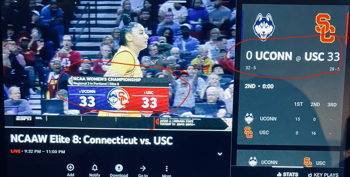 tweeetnyle's tweet image. Cmon YouTube tv get it together #ncaaw