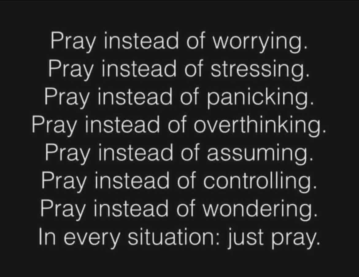 wiseconnector's tweet image. Pray instead