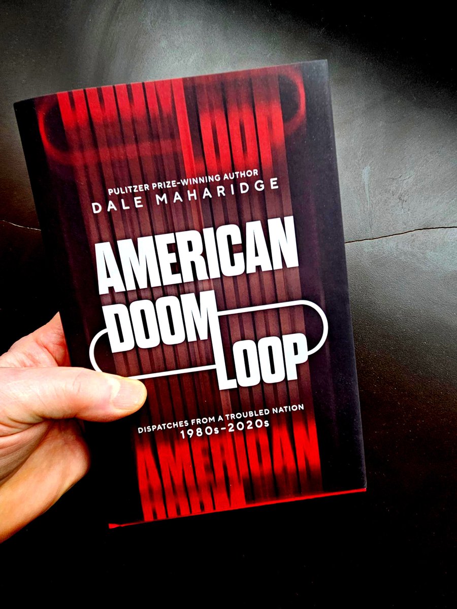 AMERICAN DOOM LOOP - An early copy of my 15th published book arrived today. American Doom Loop drops April 15. I guess 15 is my lucky number! shorturl.at/eghTU @gretchenyoung16