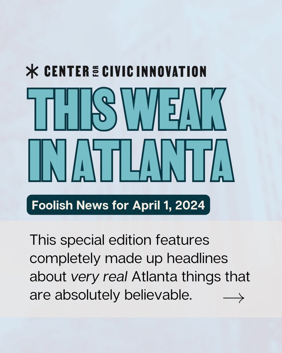 'Fool me once, shame on — shame on you. Fool me — you can't get fooled again.'

#aprilfools #laughnowcrylater #atlpol