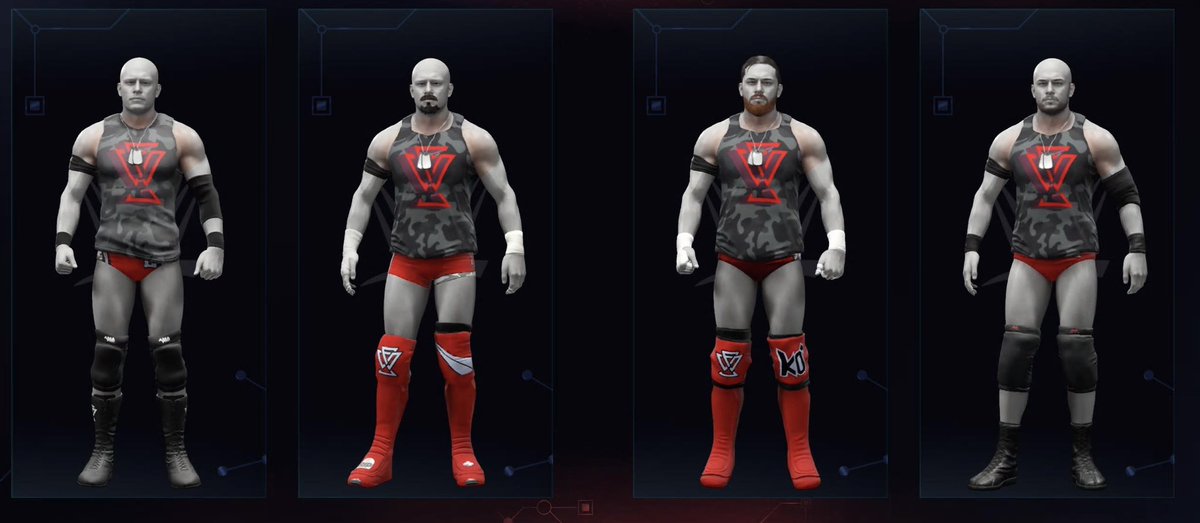 MPCAWS's tweet image. Shock the system. 

The #UndisputedEra #NXT #WarGames 2020 attire pack now uploaded on #WWE2K24. 

All logos by @GameVolt1 . 
Port to your favorite UE caws. (i’m using @aaroncantmosh)

tags: undisputedera 

#GTEO2K @GTEO2K 

@AdamColePro @theBobbyFish @KORcombat @roderickstrong