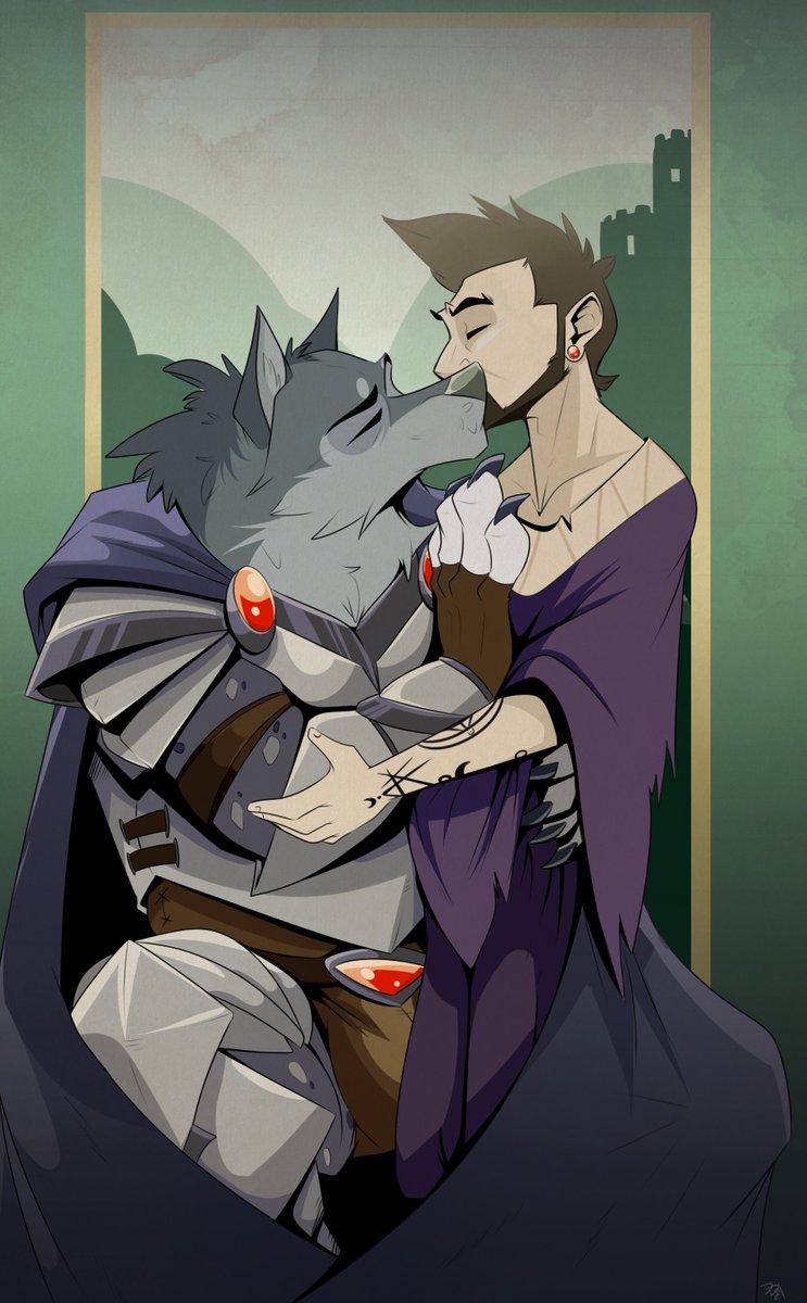 A few nights ago I had a dream. Basically it was a wolf knight and we where very familiar with one another. There was a moment in the dream where we both kissed and god damn it felt real. I woke up and had to draw it. Self insert cringe but I dreamt what I dreamt and I loved it.