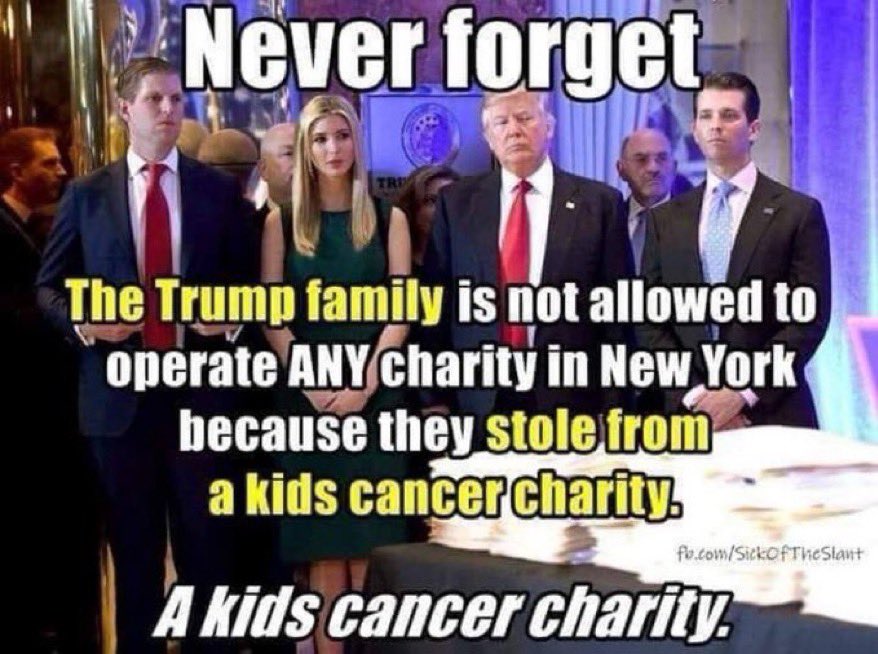 Don Jr and his family are criminals.