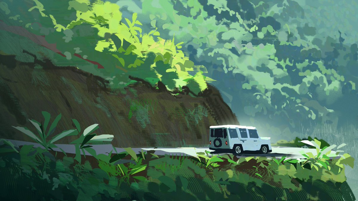 Day 01 of PleinAir April.✨
My first time joining the party while I learn how to use Heavypaint. Let's see how far I can go. 
#pleinairpril