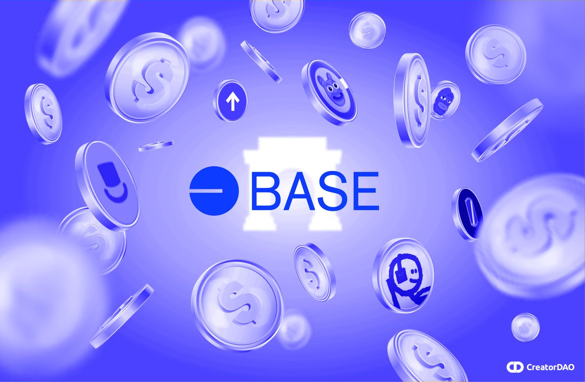 Step into the future with Base Chain – just an endless stream of wealth waiting for you！！💎💰 @degentokenbase @sartoshi_rip @unofficialmfers @BasedBrett @DinoBase @doginmeonbase @NormieBase @base