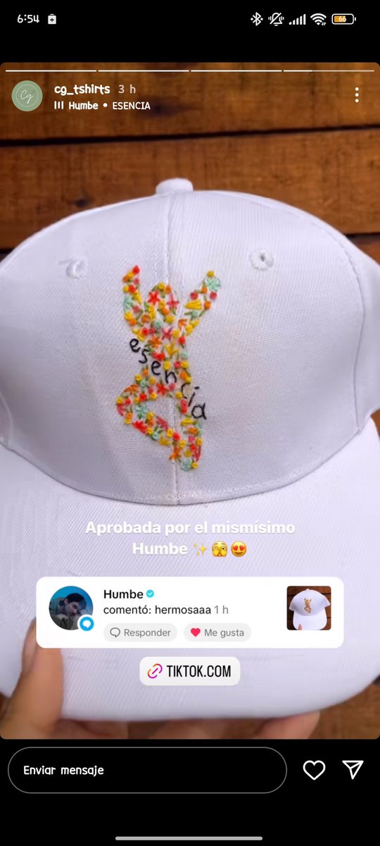 HLimonada's tweet photo. Me mandé a hacer una gorra para el concierto de @humberdz  y le gustó 🥰✨ https://t.co/AbqQUV1uAU