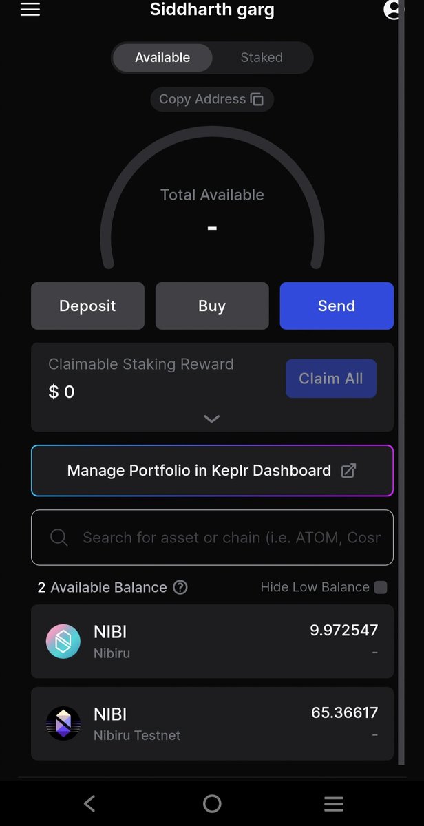 itsSiddharth0's tweet photo. @NibiruChain What is this how many nibi i got ??? https://t.co/OgsHVDQUXU
