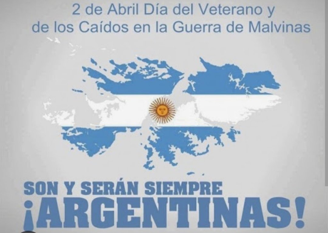 Orgullo y honor, para todos nuestros veteranos de Malvinas.