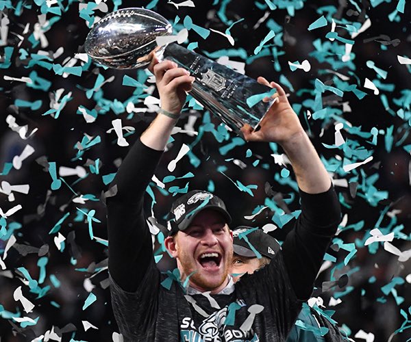 Carson Wentz actually just signed with the #Chiefs on a one-year deal (no April Fools) So if he’s following the Foles trajectory - Rams… Chiefs… that’ll put him back in Philly next year as the backup. Meet your Super Bowl 60 MVP: