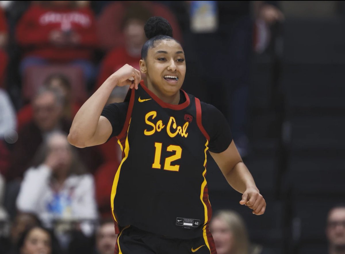 AtlantaStayFI's tweet photo. ππ₯ JuJu Watkins is rewriting the record books! π With a jaw-dropping 51-point game against No. 4 Stanford, sheβs the highest scorer in major NCAA womenβs basketball this season. π Keep an eye on this rising star as she continues on the court! #HoopsHero #USCTrojans ππ https://t.co/gqugQS2CDj