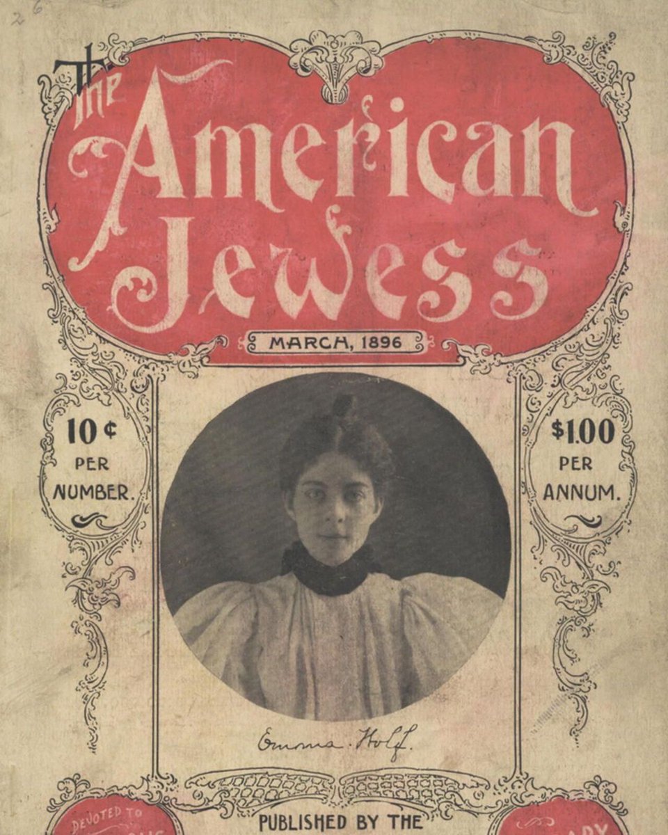 Cover girls 😗 🫶 'The American Jewess' was the first English-language publication directed towards American Jewish women. It began production #ThisWeekInHistory in 1895.