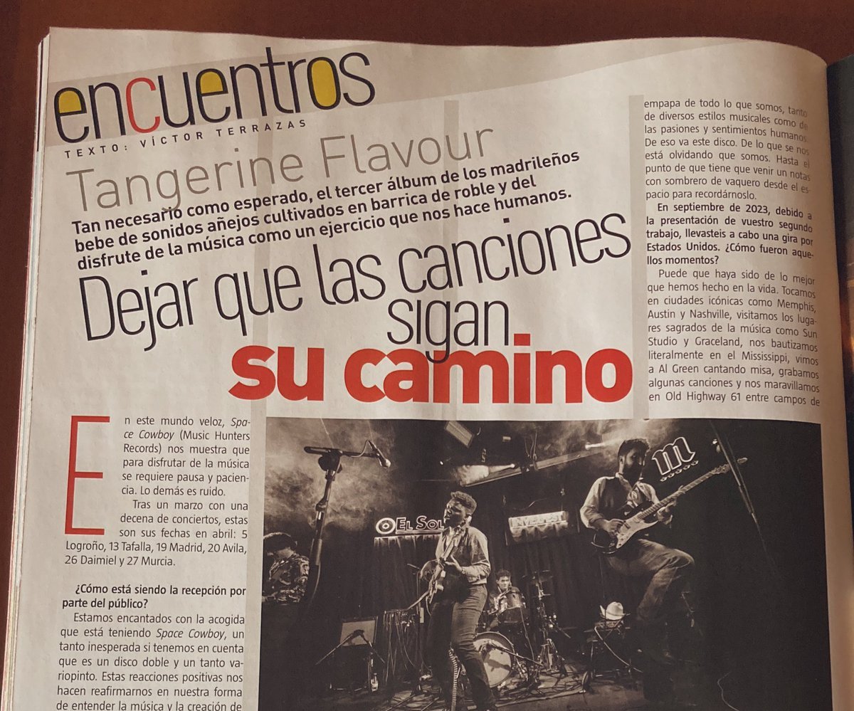 MHuntersGlobal's tweet image. Excited to catch up with @TangerineFlav in the latest issue of @ruta66mag! 🎸🎶 Dive into their insightful interview and get to know the band on a whole new level! #TangerineFlavour #Ruta66Mag #MusicInterview