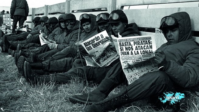 Las Malvinas son argentinas y esta foto es de Telam.