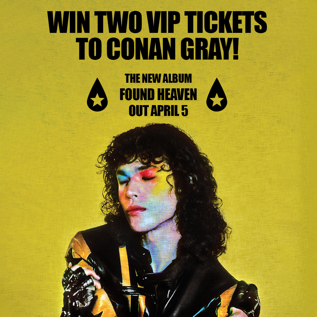 HAPPY FOUND HEAVEN WEEK! 🌟 To celebrate @conangray's new album release on Friday, we’re giving away 2 VIP tickets to his upcoming Aus tour in your nearest capital city. Enter here competition.umusic.com/conan-gray-tou…