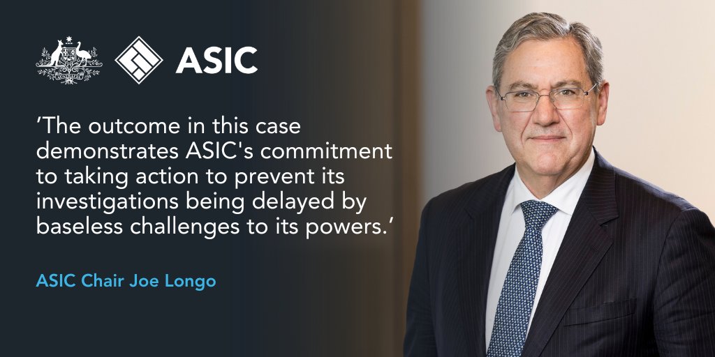 The Federal Court has dismissed an application by Provide Capital to prevent further investigation by ASIC. Justice Rofe found the entity's argument was ‘illogical and therefore that Provide Capital’s application had no reasonable prospect of success’ bit.ly/3PHofmn