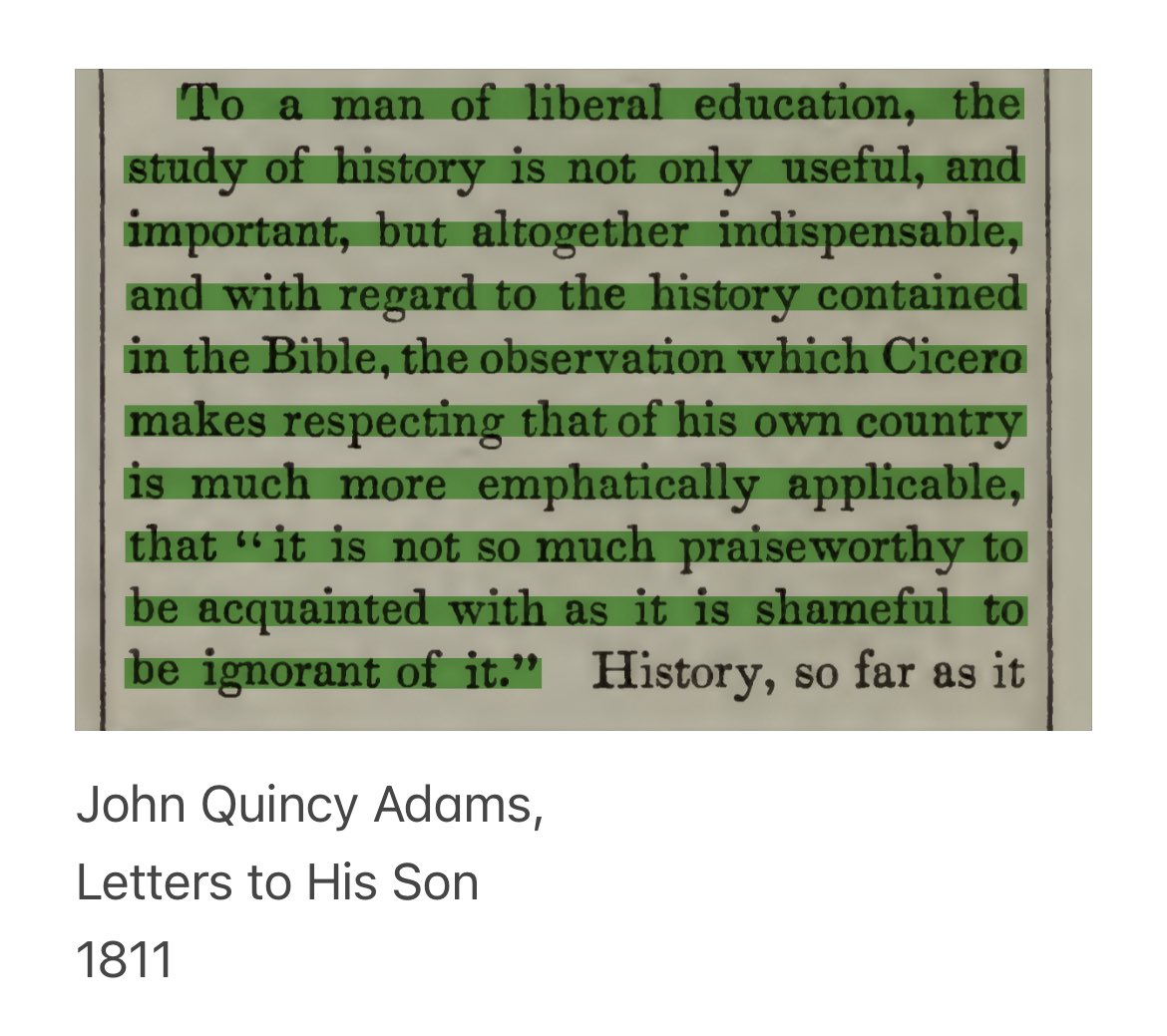 #JohnQuincyAdams 
#President 
#Published1848 
#Bible 
#History 
#Praiseworthy 
#Ignorant 
#Shameful