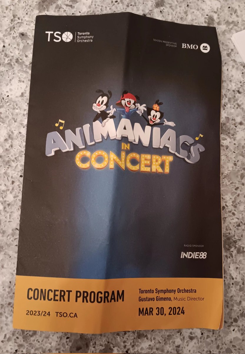 I had an amazing experience reliving my childhood last Saturday at the Animaniacs In Concert with <a href="/yakkopinky/">Rob Paulsen</a> <a href="/MAURICELAMARCHE/">MAURICE LAMARCHE</a> and Randy Rogel 
 I think that Pinky and The Brain finally found a way to take over the world because the Concert was awesome