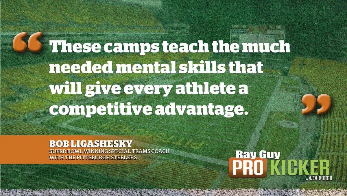 Pro and College Coach Bob Ligashesky recommends Ray Guy Prokicker.com Kicking Camps