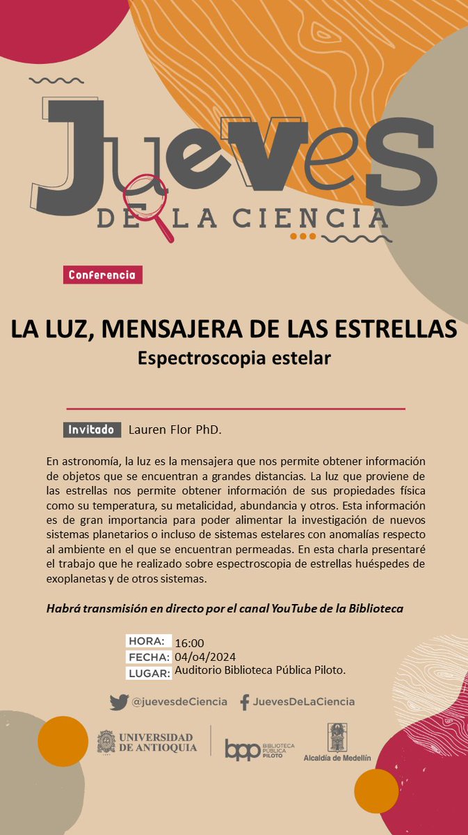 Instituto de Física (@juevesdeciencia) on Twitter photo 