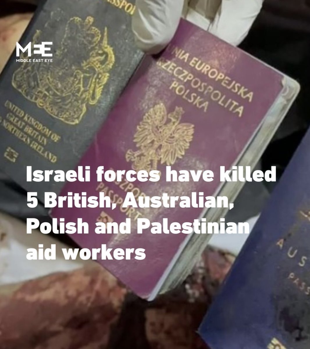 n_laskowska's tweet photo. Polish citizen Damian Soból was among the @WCKitchen volunteers killed by Israeli troops last night. 

They were in a marked vehicle, trying to deliver food to the people Israel is starving to death. 

Now that it hits closer to home, will you finally have the courage to use your powers to stop the genocide Israel is committing in Gaza? @radeksikorski @donaldtusk @PolandMFA
