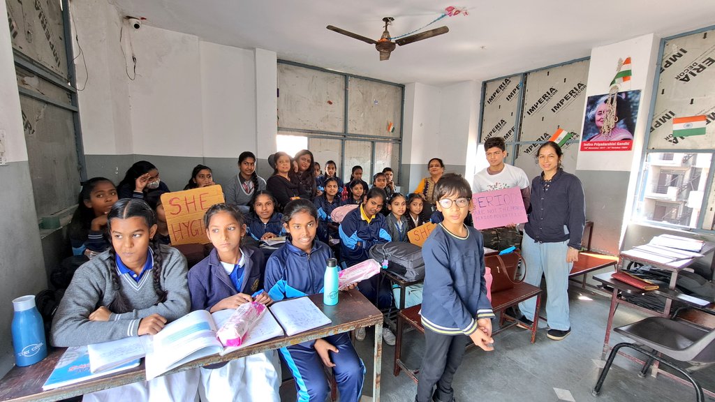 AaravSeth🇮🇳 (@aaravseth_) on Twitter photo SheHygiene 🩸#Drive50
To aid who are in dire need of better #MenstrualHygiene,
<a href="/_WeRiseTogether/">WeRiseTogether</a> team donated #ecofriendly, #sanitarypads to 182 girl.
#breakthestigma
<a href="/MinistryWCD/">Ministry of WCD</a> <a href="/UNICEF/">UNICEF</a> <a href="/smritiirani/">Smriti Z Irani</a> <a href="/UN_Women/">UN Women</a> <a href="/TandonRaveena/">Raveena Tandon</a> <a href="/deespeak/">Dia Mirza</a> <a href="/aliaa08/">Alia Bhatt</a> <a href="/ErikSolheim/">Erik Solheim</a> <a href="/bhumipednekar/">bhumi pednekar</a> SheHygiene 🩸#Drive50
To aid who are in dire need of better #MenstrualHygiene,
<a href="/_WeRiseTogether/">WeRiseTogether</a> team donated #ecofriendly, #sanitarypads to 182 girl.
#breakthestigma
<a href="/MinistryWCD/">Ministry of WCD</a> <a href="/UNICEF/">UNICEF</a> <a href="/smritiirani/">Smriti Z Irani</a> <a href="/UN_Women/">UN Women</a> <a href="/TandonRaveena/">Raveena Tandon</a> <a href="/deespeak/">Dia Mirza</a> <a href="/aliaa08/">Alia Bhatt</a> <a href="/ErikSolheim/">Erik Solheim</a> <a href="/bhumipednekar/">bhumi pednekar</a>