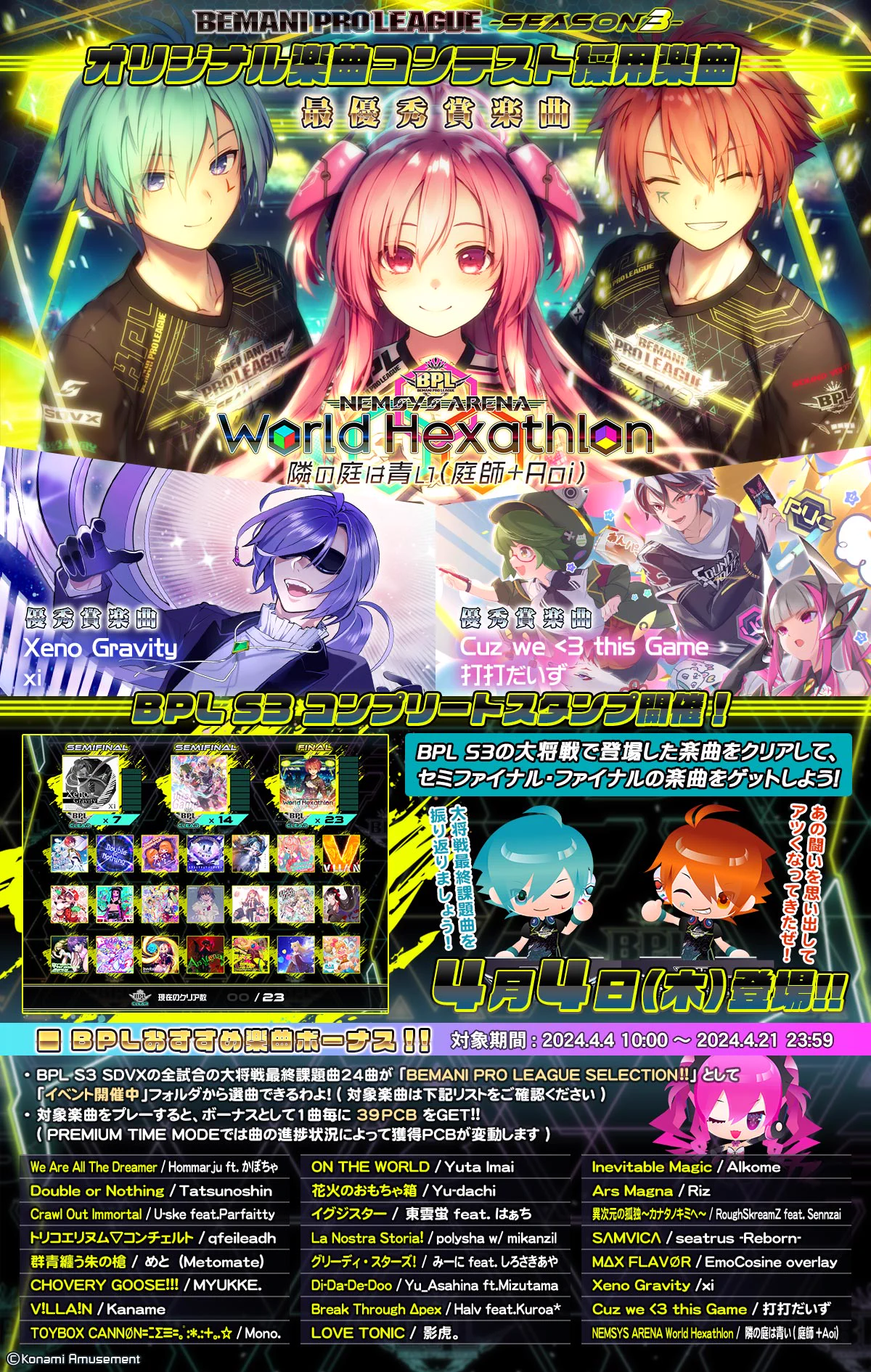 SOUND VOLTEX STAFF on X: 